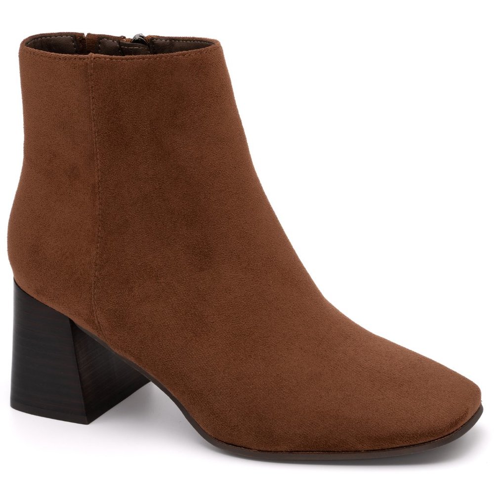 CORKYS FELICIA CHESTNUT SUEDE BOOTIE